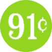 91 cents