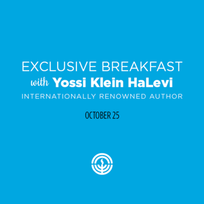 Breakfast with Internationally Renowned Author Yossi Klein HaLevi