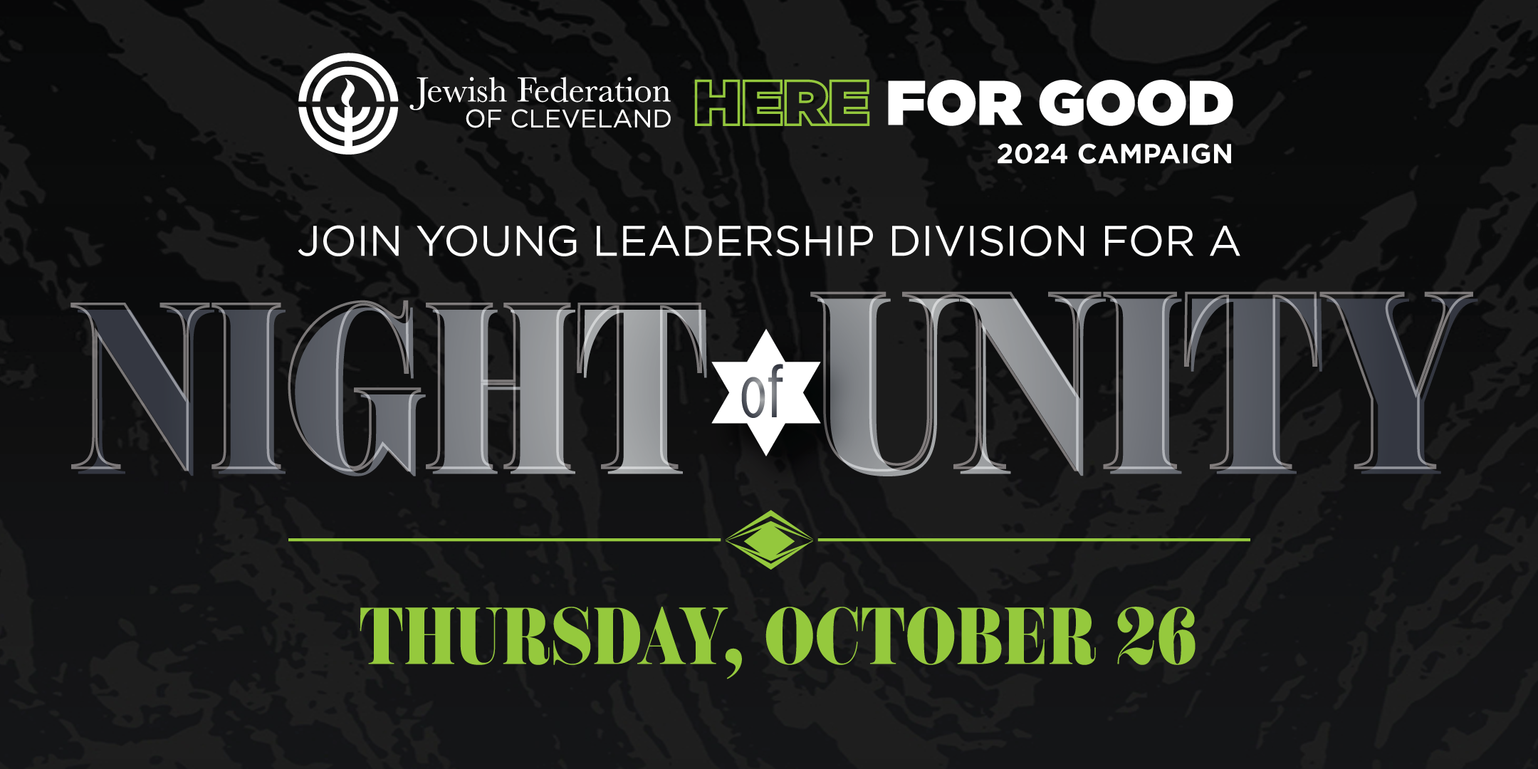 Federation YLD Rebrands Big Event to Night of Unity Oct. 26