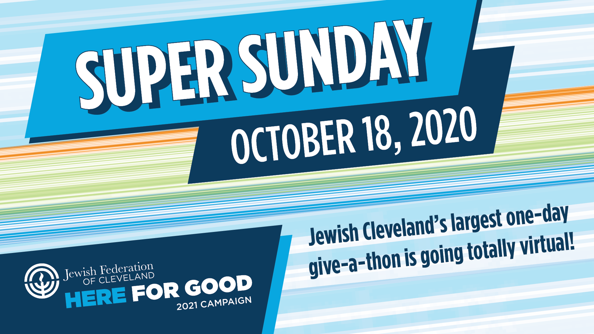 Jewish Federation Invites Community to Volunteer at All-Virtual "Super Sunday" on 10/18