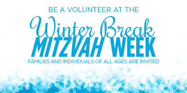 Volunteer During Mitzvah Week