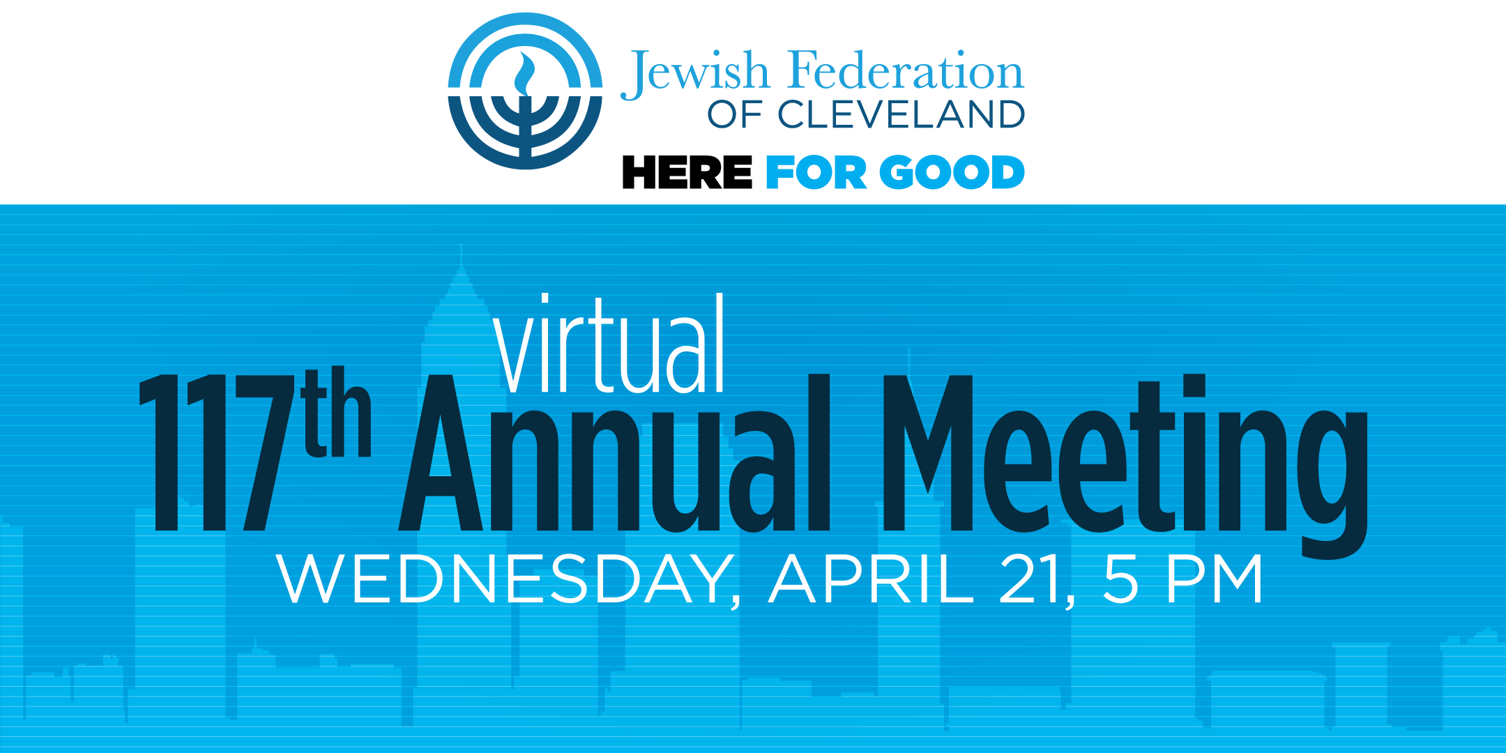 117th Annual Meeting of the Jewish Federation of Cleveland Set for April 21