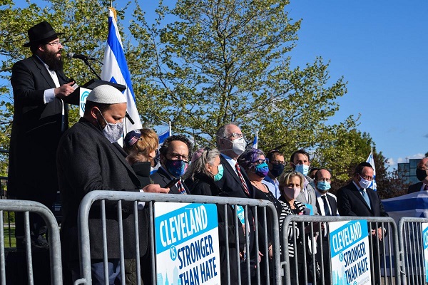 Cleveland Rally Attracts 500 in Support For Israel