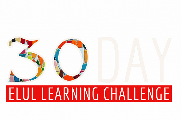 Take the Elul 30 Day Learning Challenge