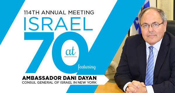 Kohrman to Receive Eisenman Award, Dayan to Speak at Federation Annual Meeting