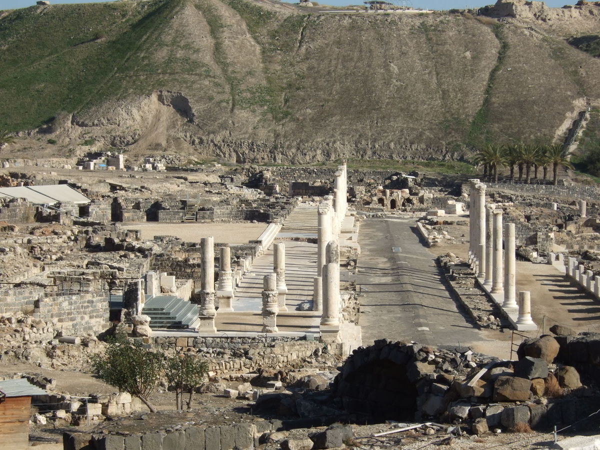 Beit Shean National Park in Israel.