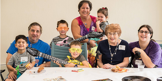 Fun at the PJ Library Grandparents' Rockin' Brunch