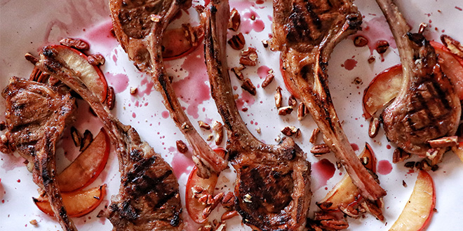 Creative Kosher: Charoset Lamb Chops