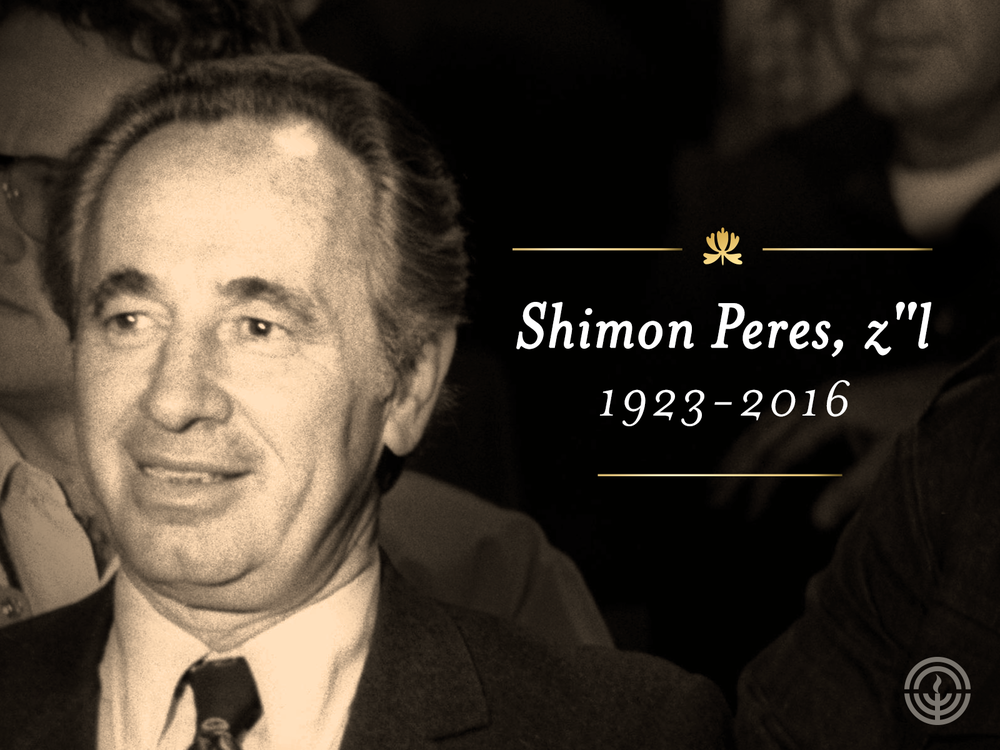 Federations Mourn Loss of Peres