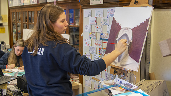 Cleveland Students Creating the Art of Yom Hashoah