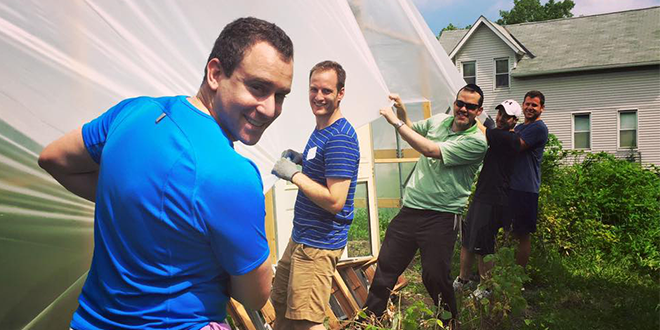 YLDay of Caring at Maggie's Farm