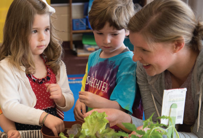 Gross Schechter Hosts Preschool Close Up