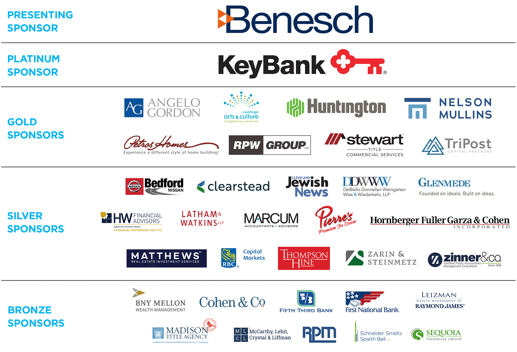 Corporate Sponsors