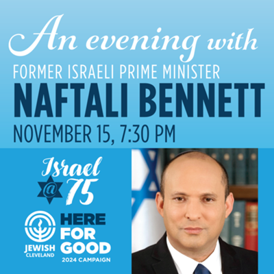 An Evening with Former Israeli Prime Minister Naftali Bennett
