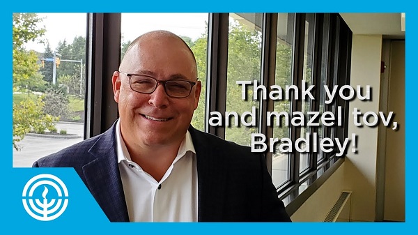 Thank You Bradley Sherman, 2021 and 2022 General Campaign Chair