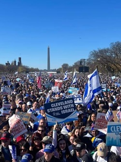 1,800 Clevelanders Among 290,000 at DC Rally for Israel