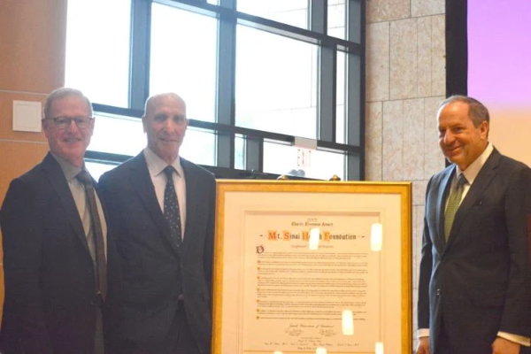 Mt. Sinai Health Foundation Receives Eisenman Award at Jewish Federation of Cleveland's Annual Meeting