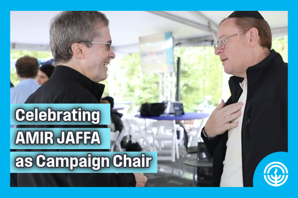Thank you, Amir Jaffa, General Campaign Chair
