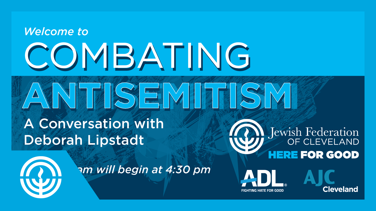 WATCH: Combating Antisemitism: A Conversation with Dr. Deborah E. Lipstadt