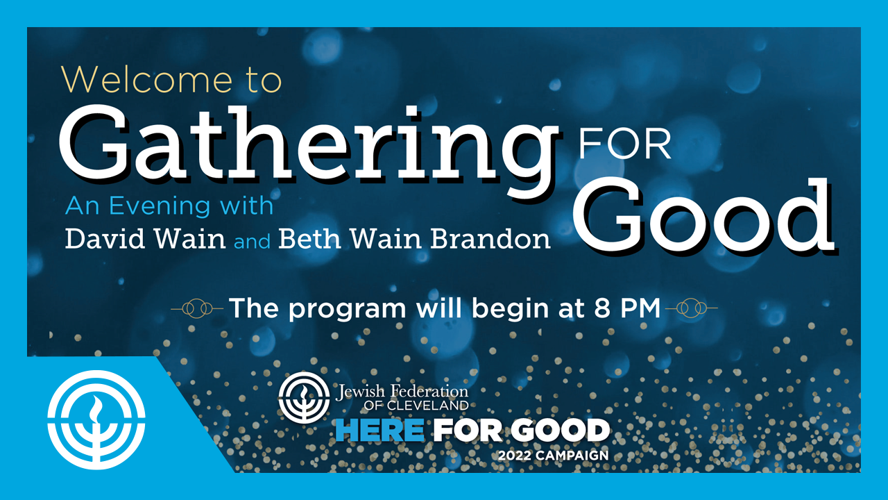 Gathering For Good: An Evening With David Wain And Beth Wain Brandon